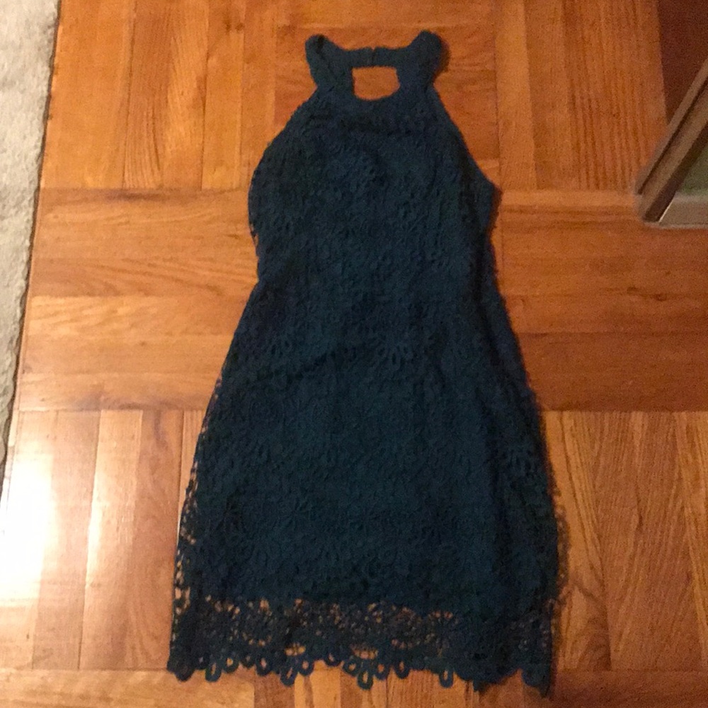 Emerald green hollister dress